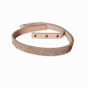 Crystal Embellished Waist Belt